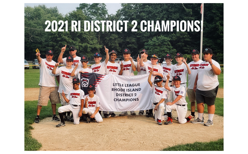 District 2 Champs - Next Stop - The RI State Tournament