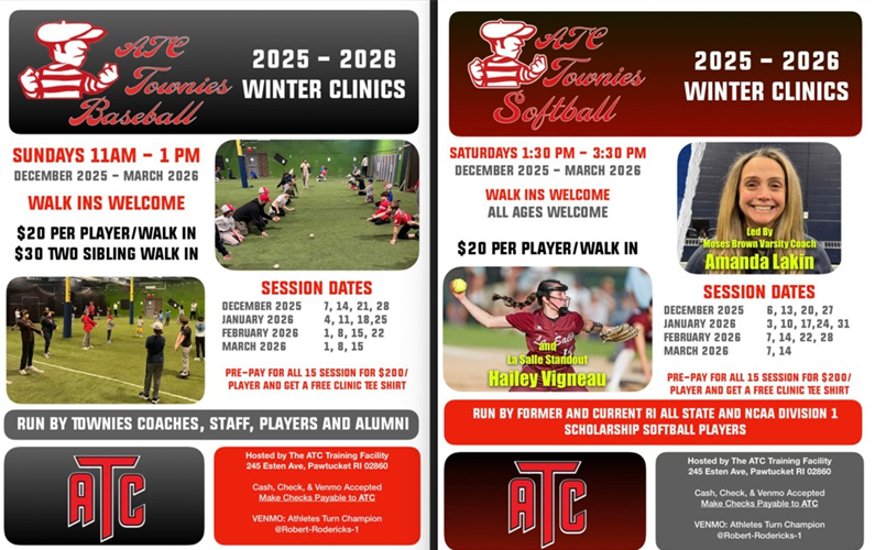 Winter Clinics only $5/walk in for all Riverside LL players